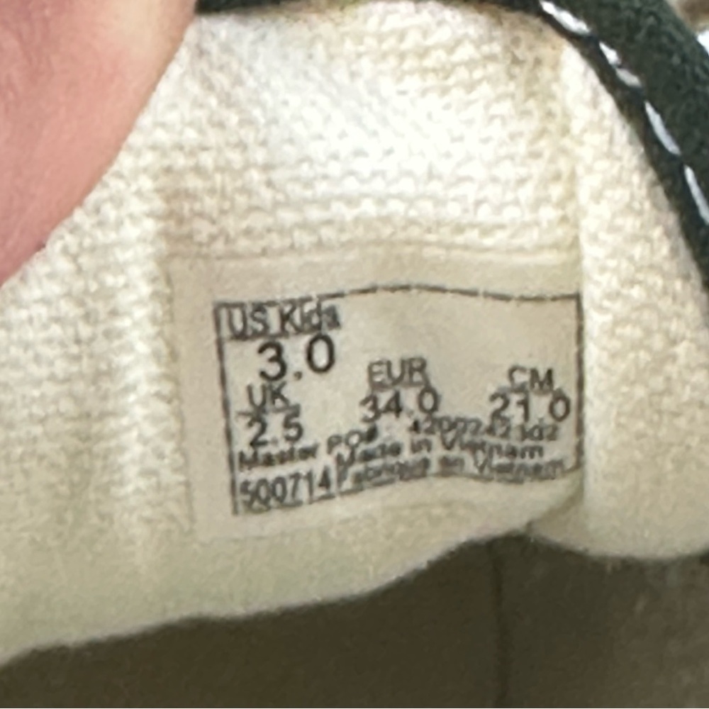 Vans old skool Kids Green Sneakers size 3 - Picture 3 of 10